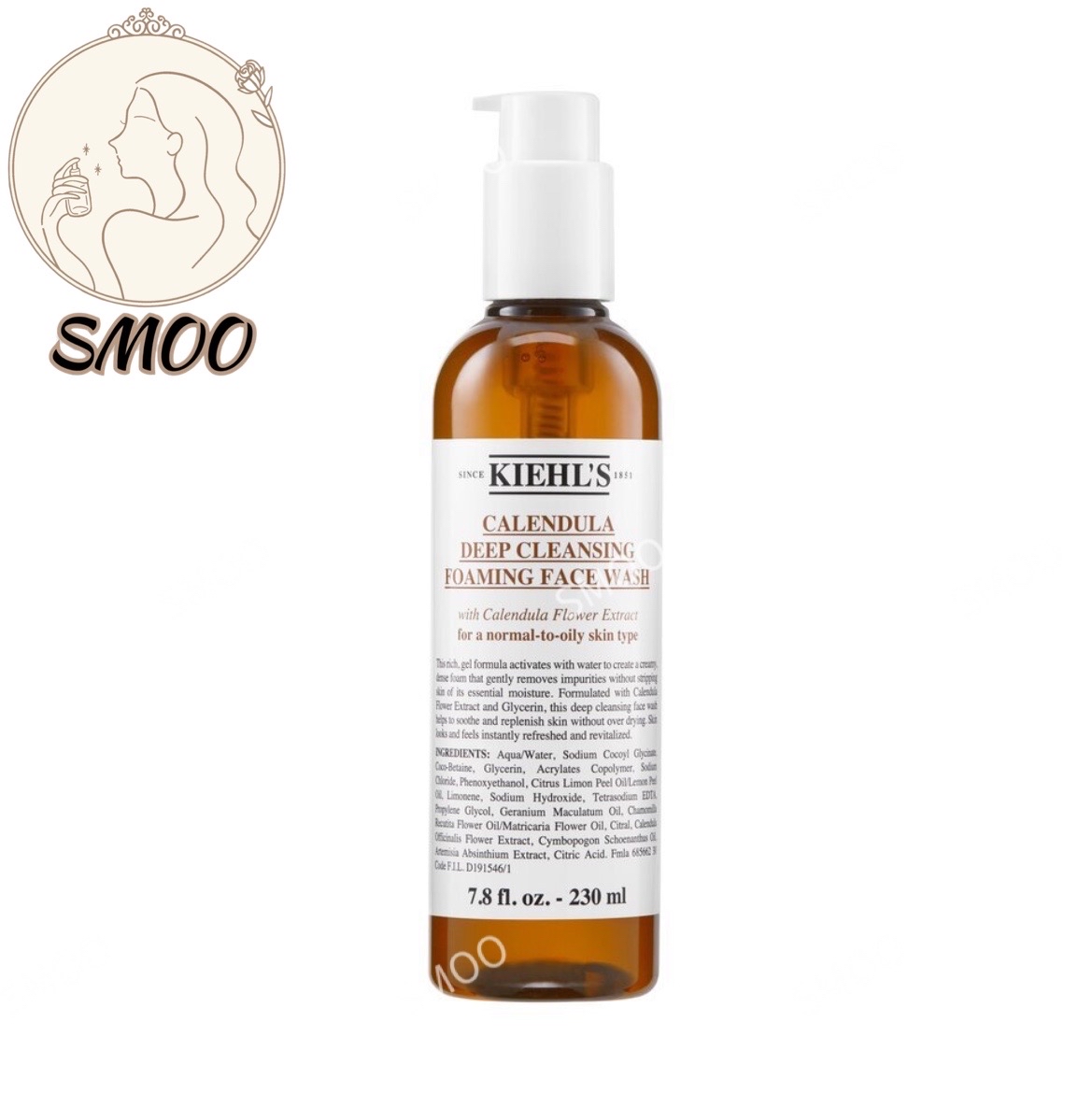 KIEHL'S CALENDULA DEEP CLEANSING FOAMING FACE WASH